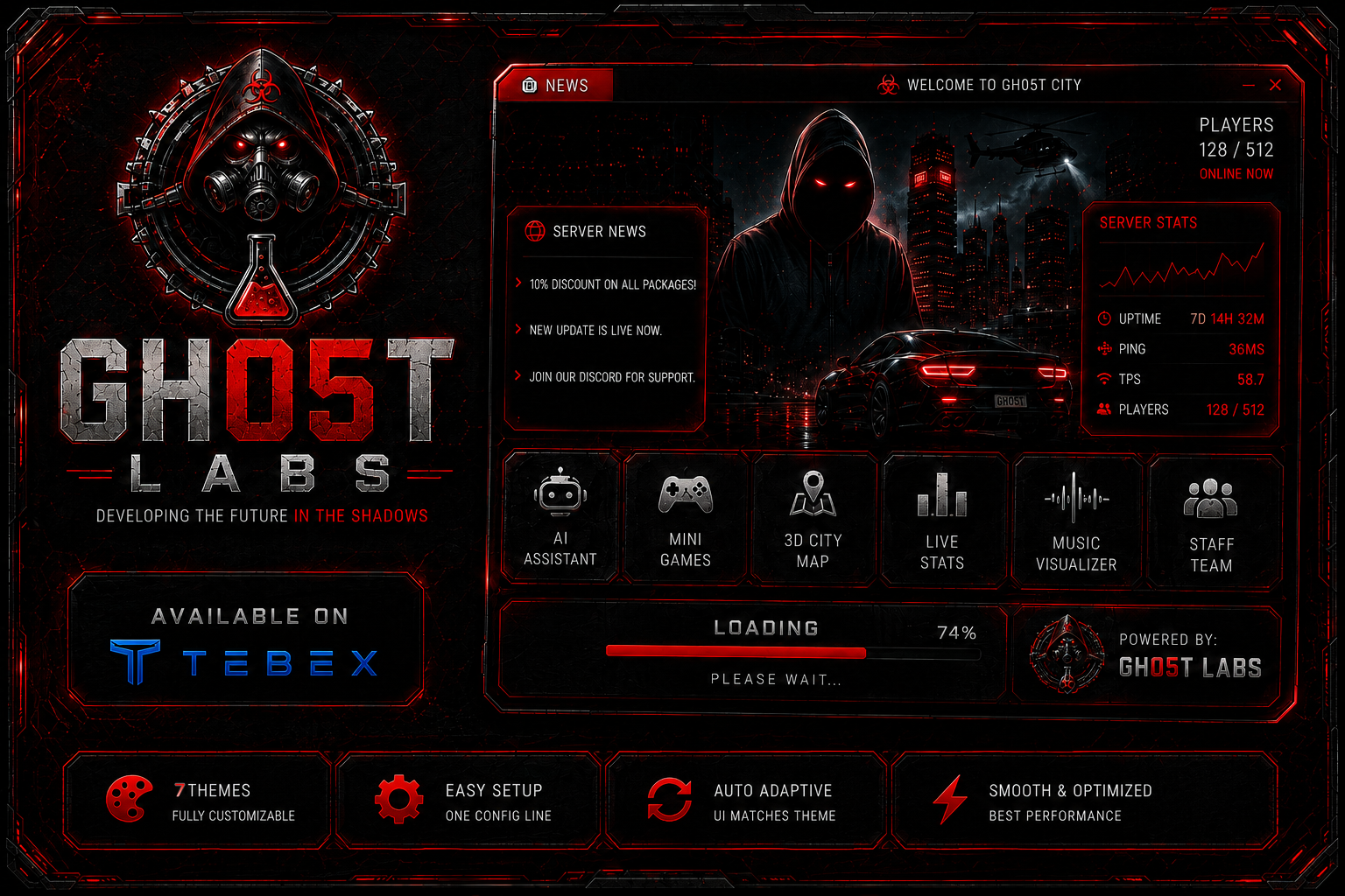 GH05T Loading Screen v2.7.0