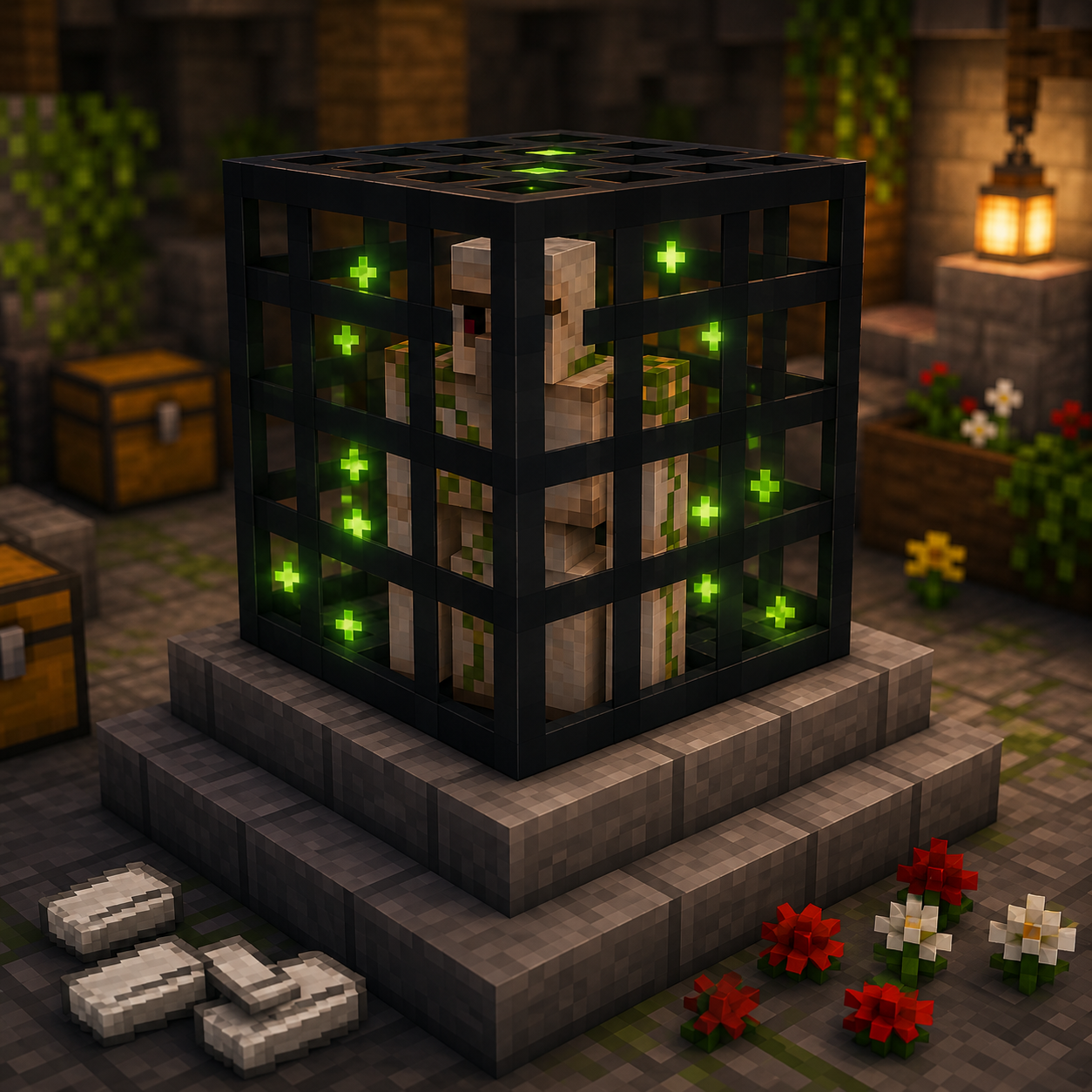 👾 Spawner de Golems de Hierro