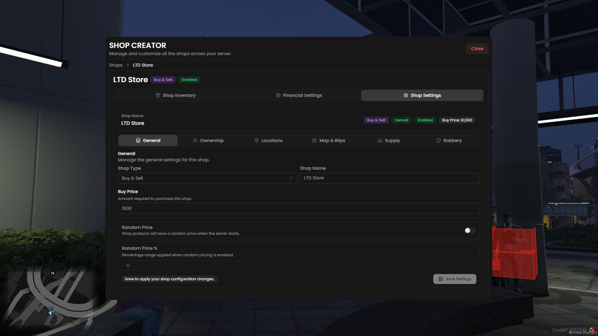 [Ownable Shop Creator] ESX QBCore Qbox {ESCROW}