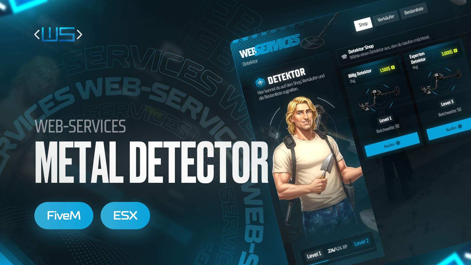 ws_metaldetector - FiveM Script Preview