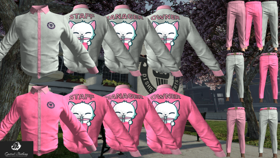 Uwu Cafe Shirt 2  (Male + Female)