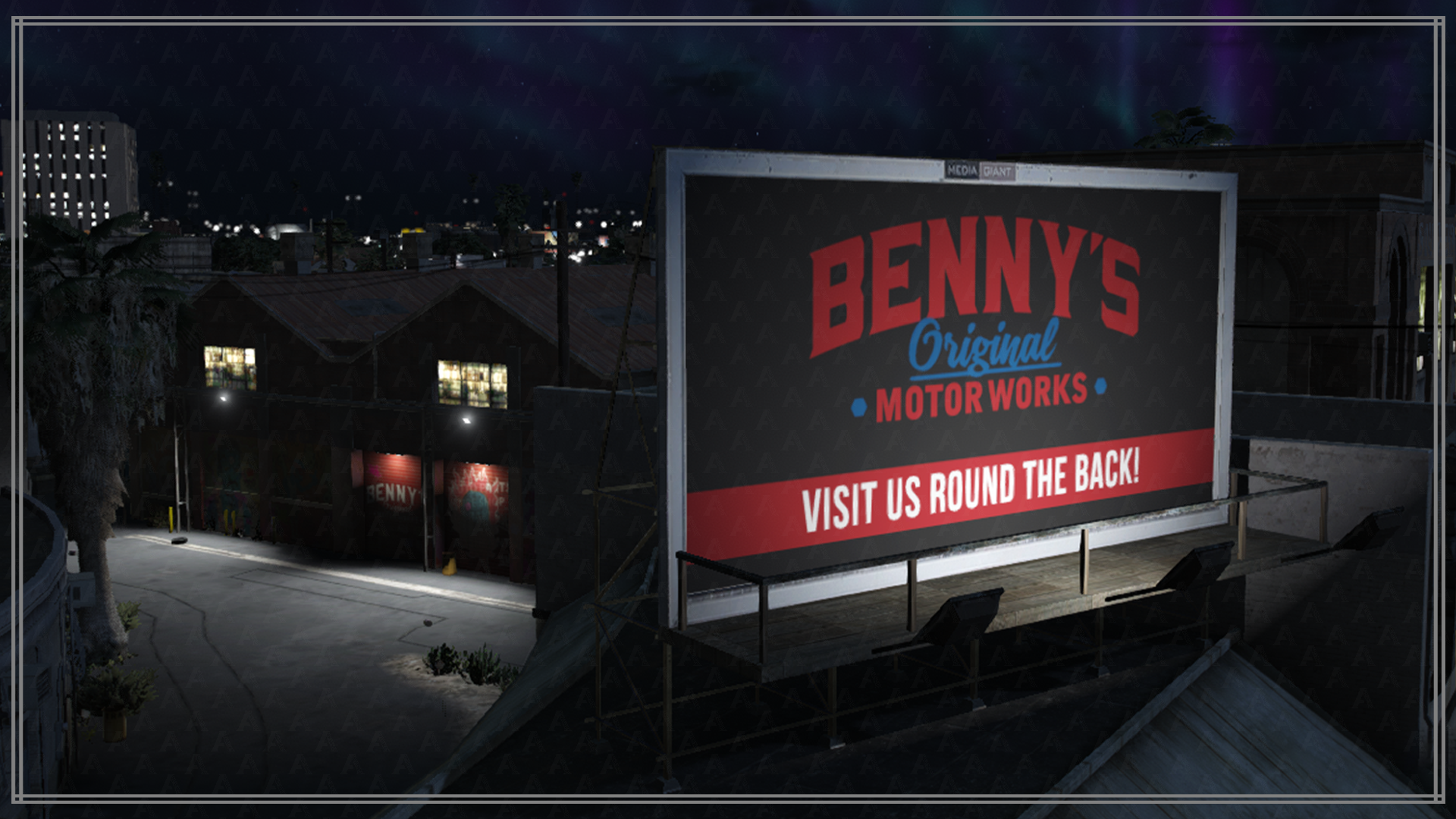 Benny's Motorworks Billboard
