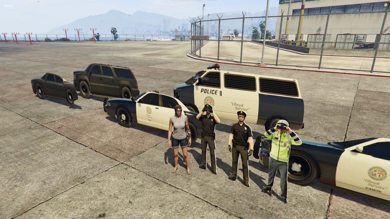 Police cardboards