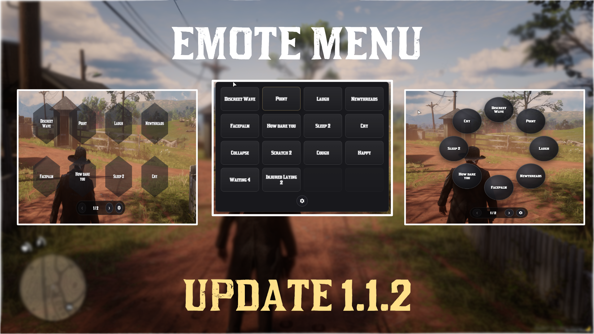 Emote menu