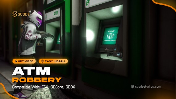 ATM ROBBERY [QBCore/ESX/QBOX ]