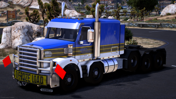 Coronado Tri-Axle Semi with Double Steering