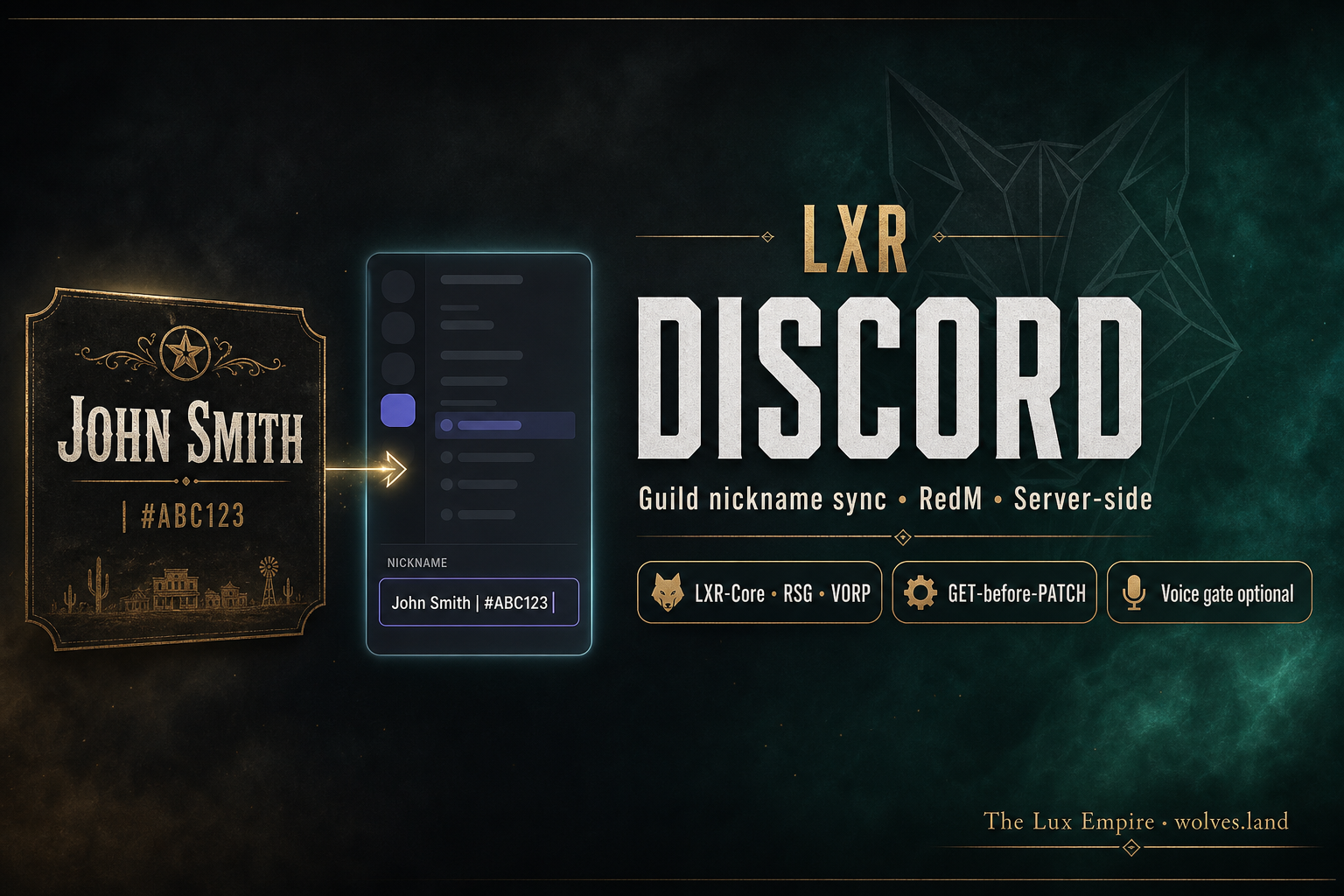 LXR Discord — Nickname Sync