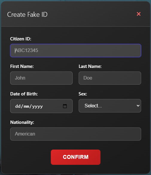 Fake ID Script