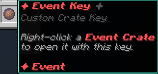 1 event crate key