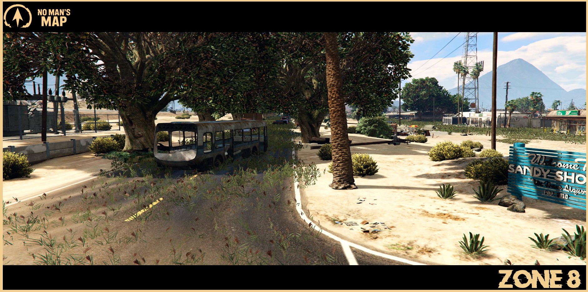 No Man’s Map · Zone 8 / Apocalypse