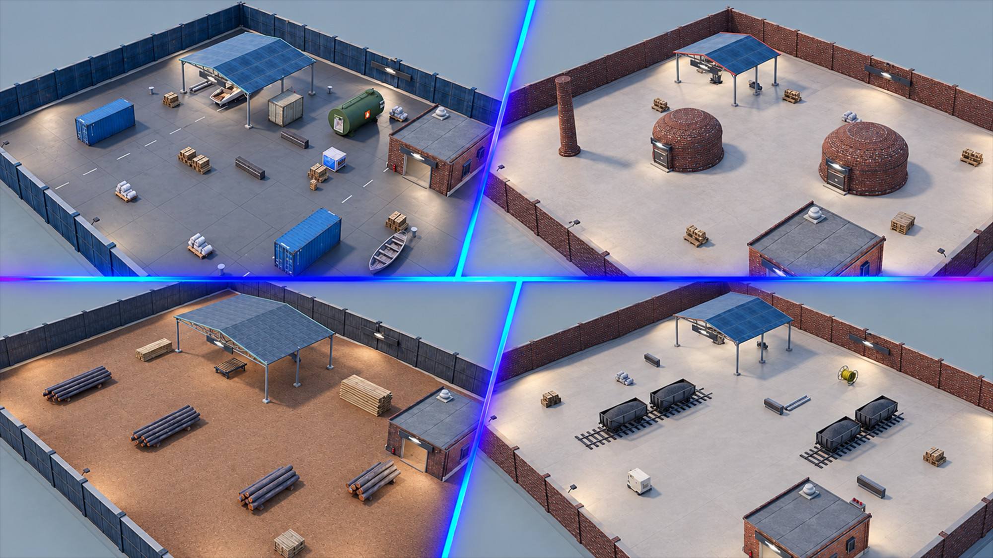 FiveM PvP Maps | 12 Industrial Arenas — FiveHub Pack 01