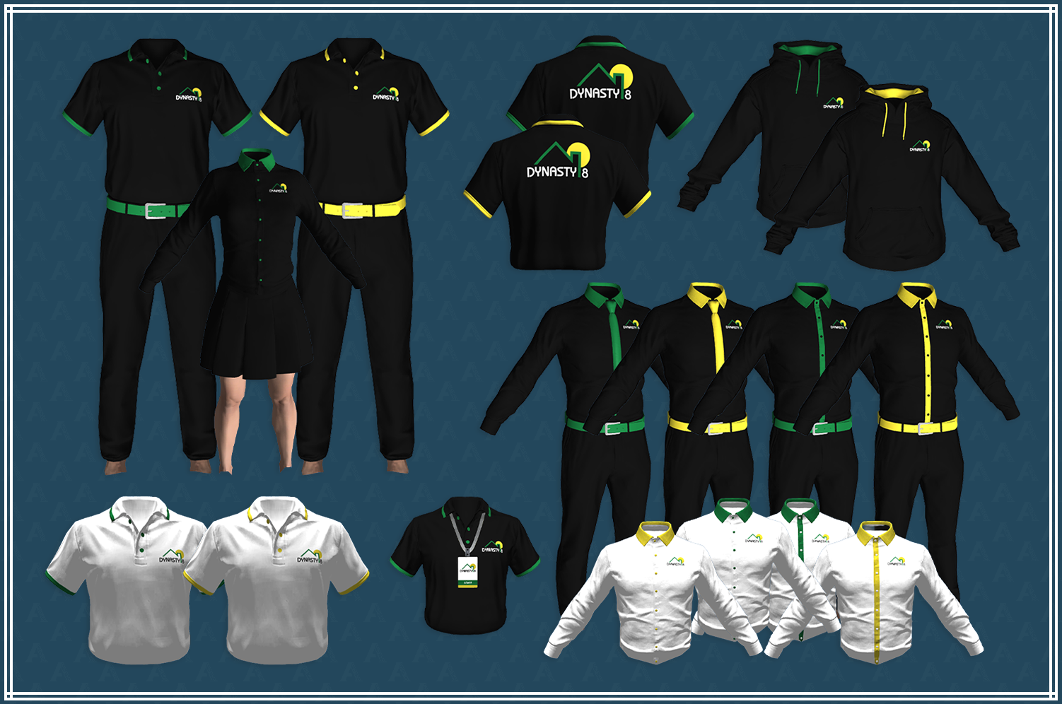 Dynasty8 Real Estate Clothing Pack