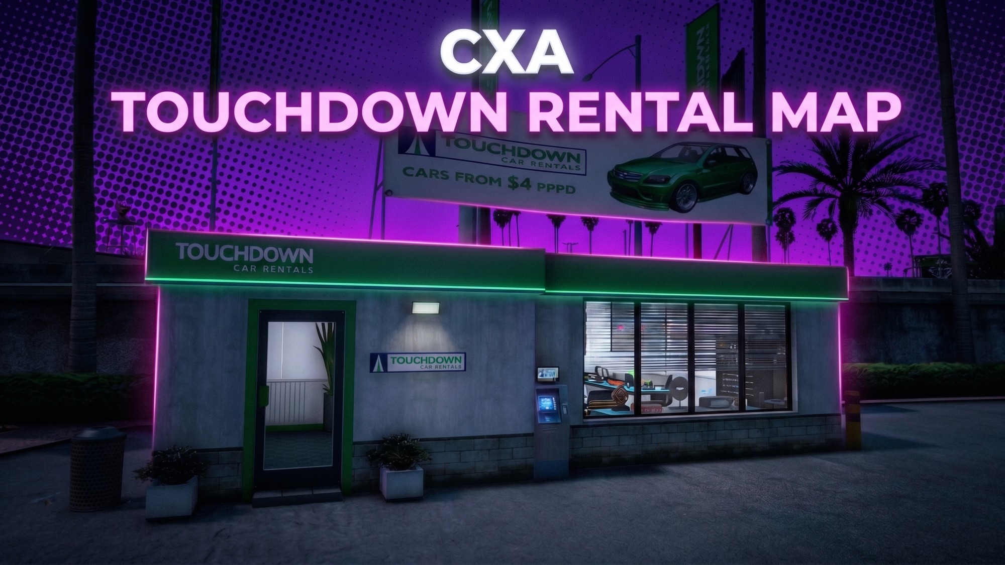 Doxria Touchdown Rental  Map