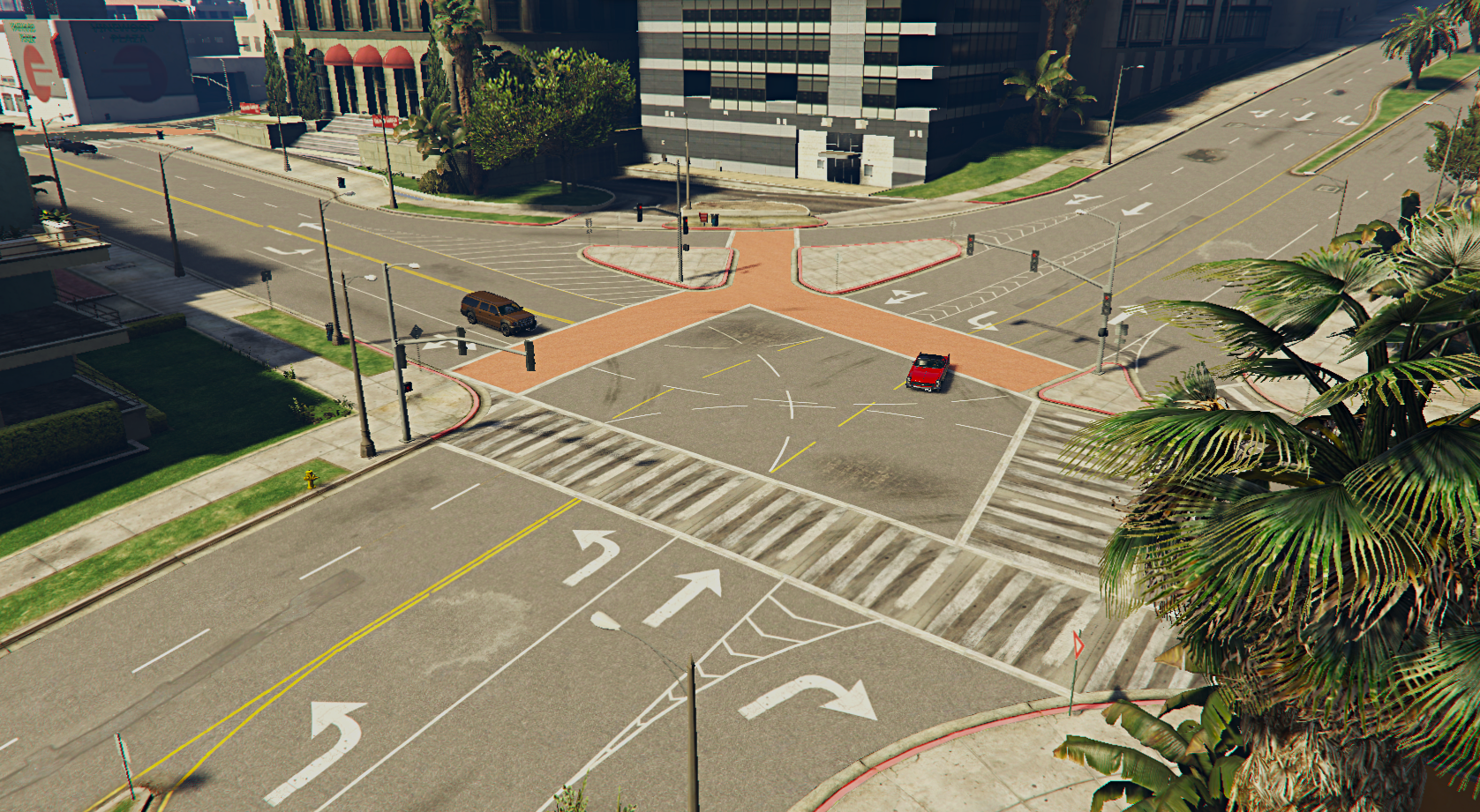Downtown & Vinewood HD Road Overhaul