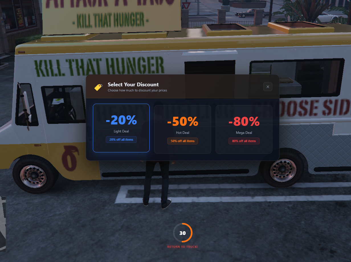 Advanced Street Vendor System