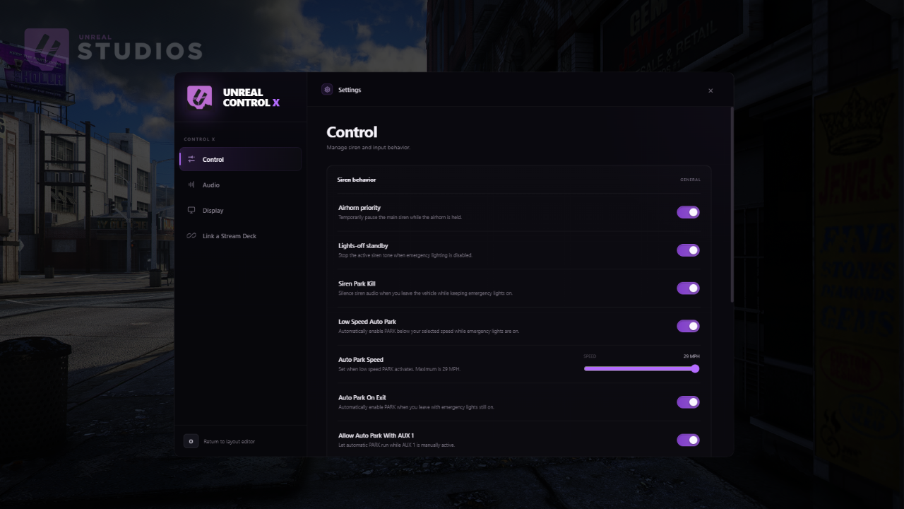 Unreal Studios ControlX  [Escrow]