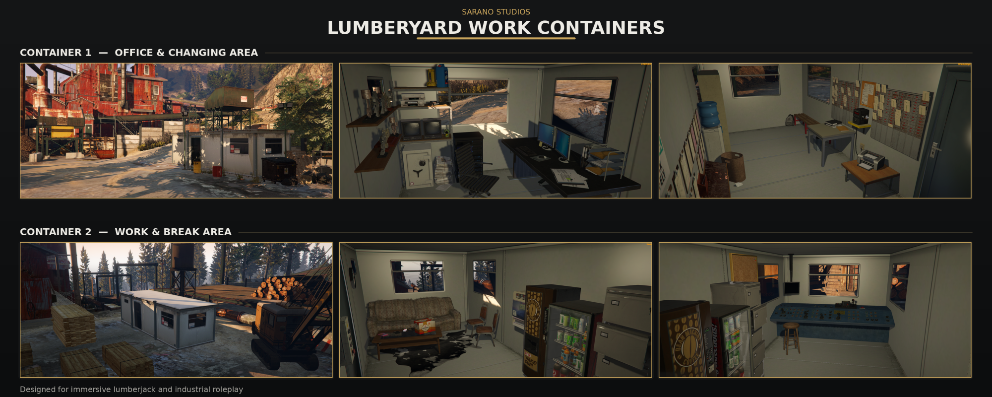 Lumberyard Work Containers