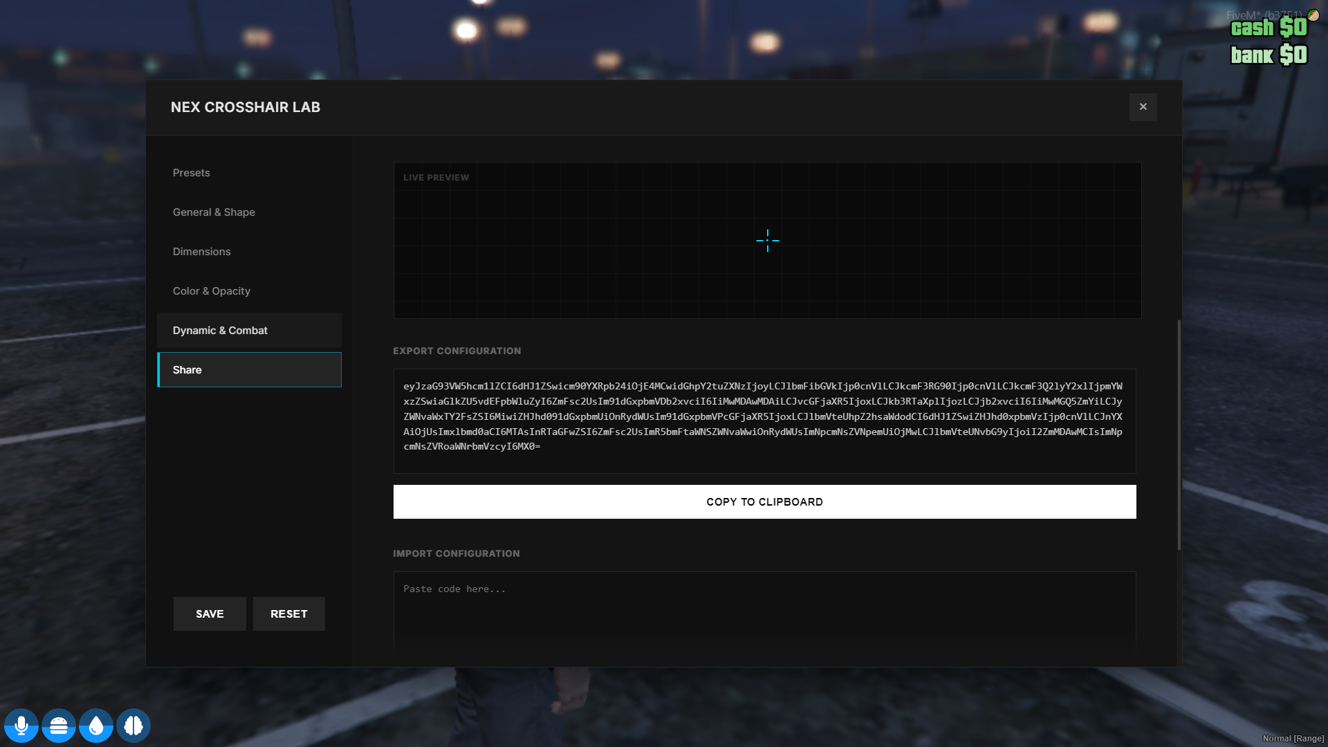 Nex Crosshair – Advanced Crosshair System by NexBlaine Scripts