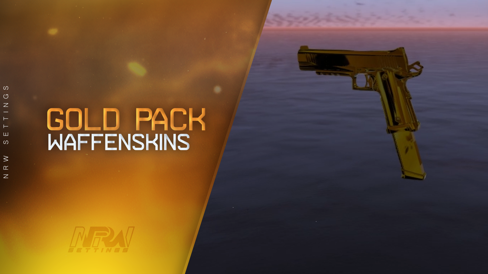 NRW Gold Waffenskin Pack