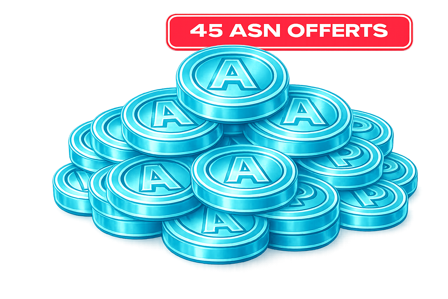 500 + 45x COINS ASN