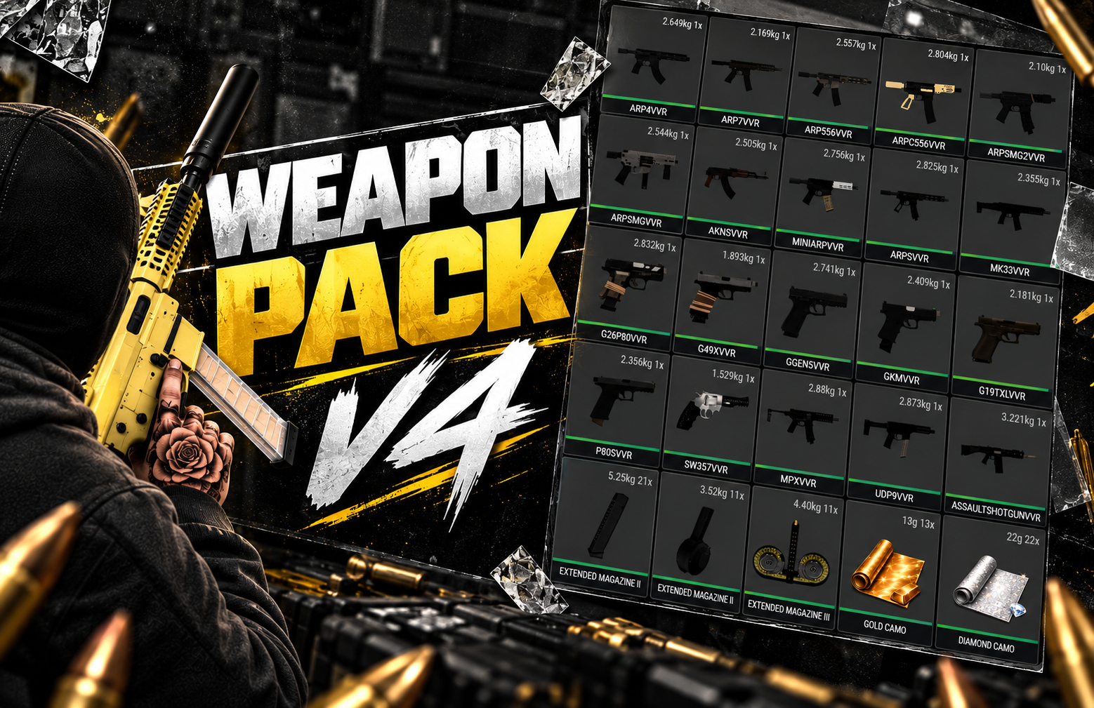 VVS GUNS V4- Weapon Pack