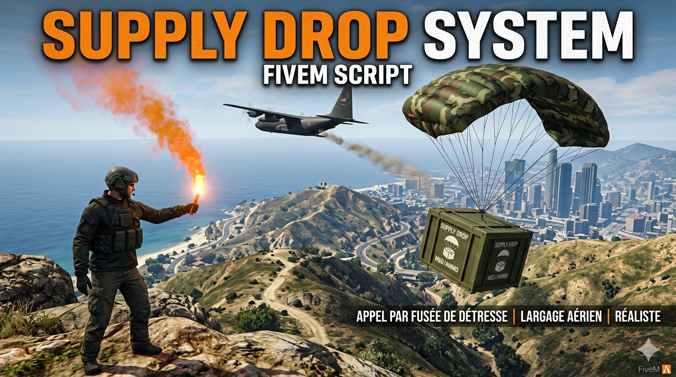 [ESX / QB] Supply Drop — Airdrop System