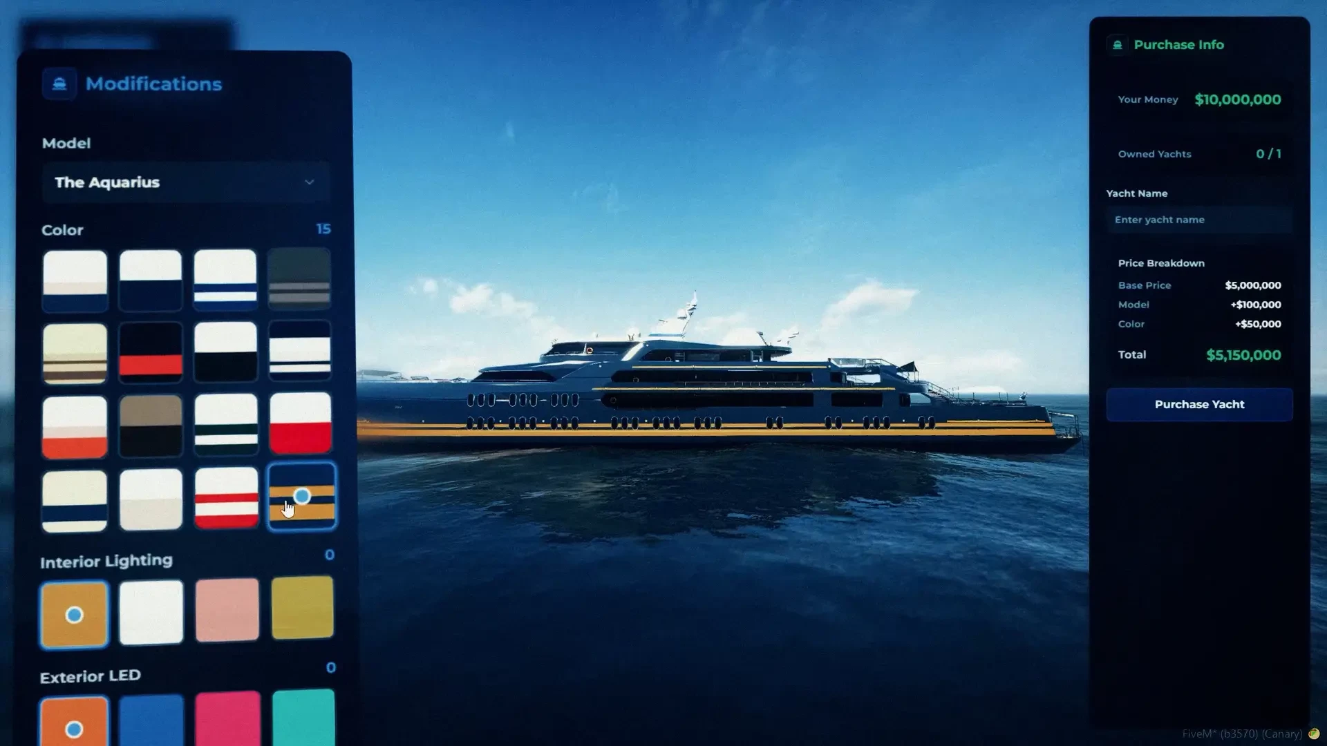 Driveable Yacht