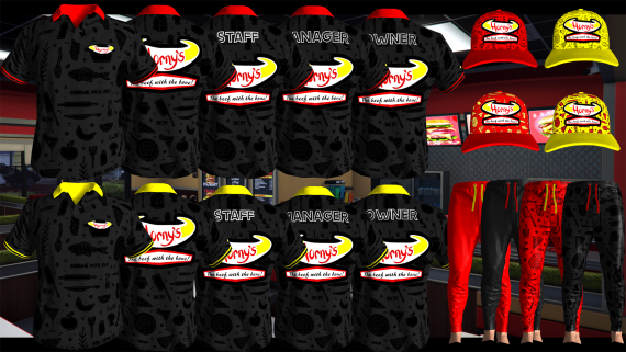 Hornys Burger Uniform 3 [M+F]