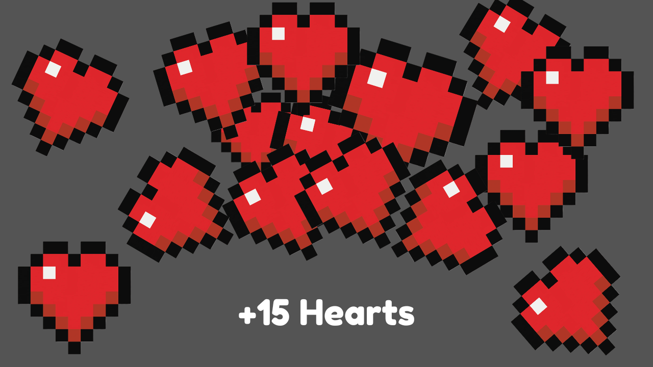 +15 Hearts