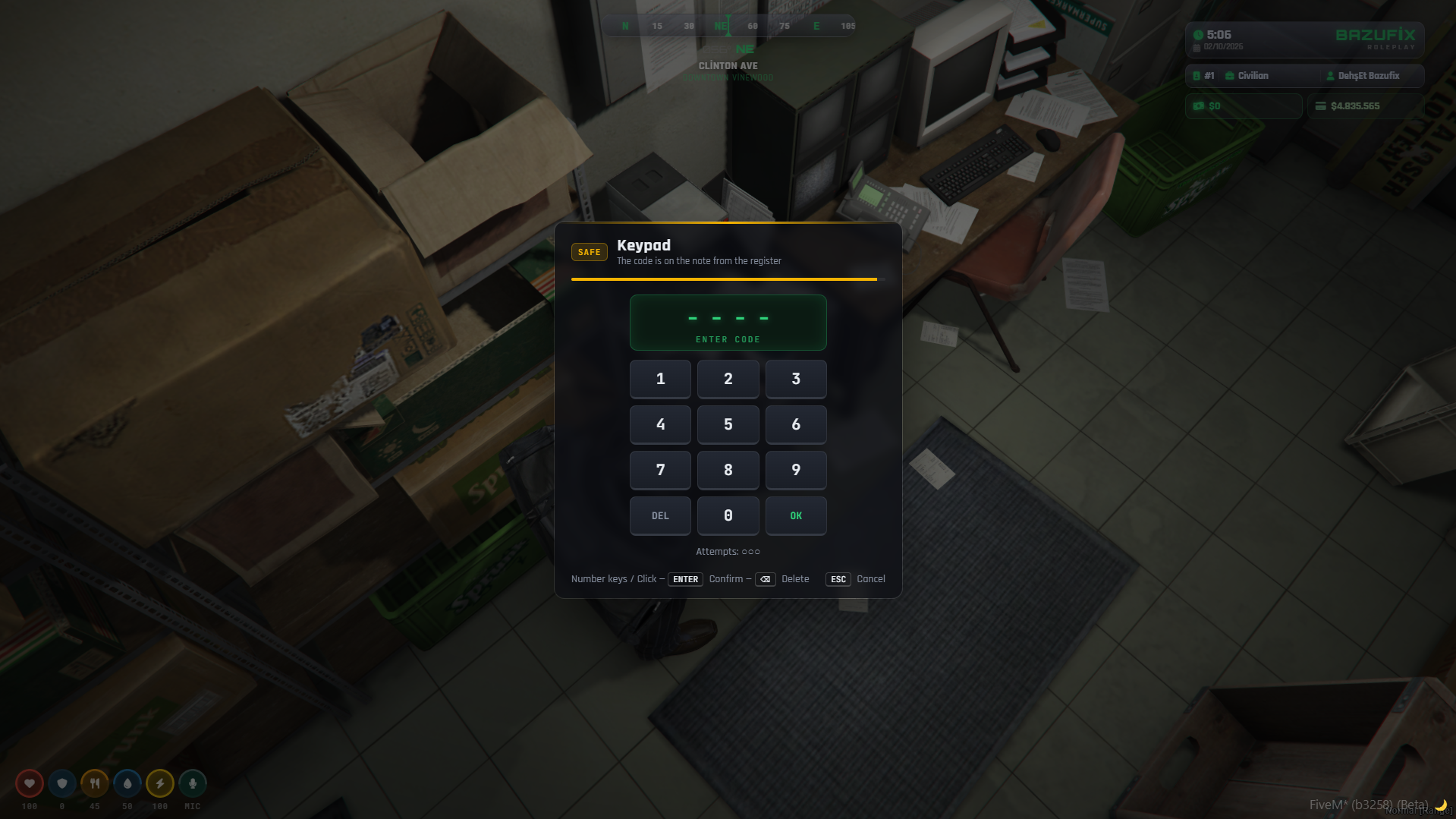 BazuFix Robbery