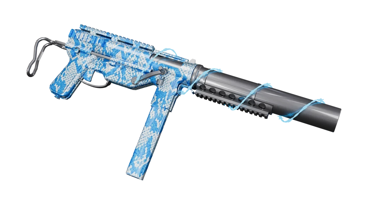 BLUE CAMO GREASEGUN