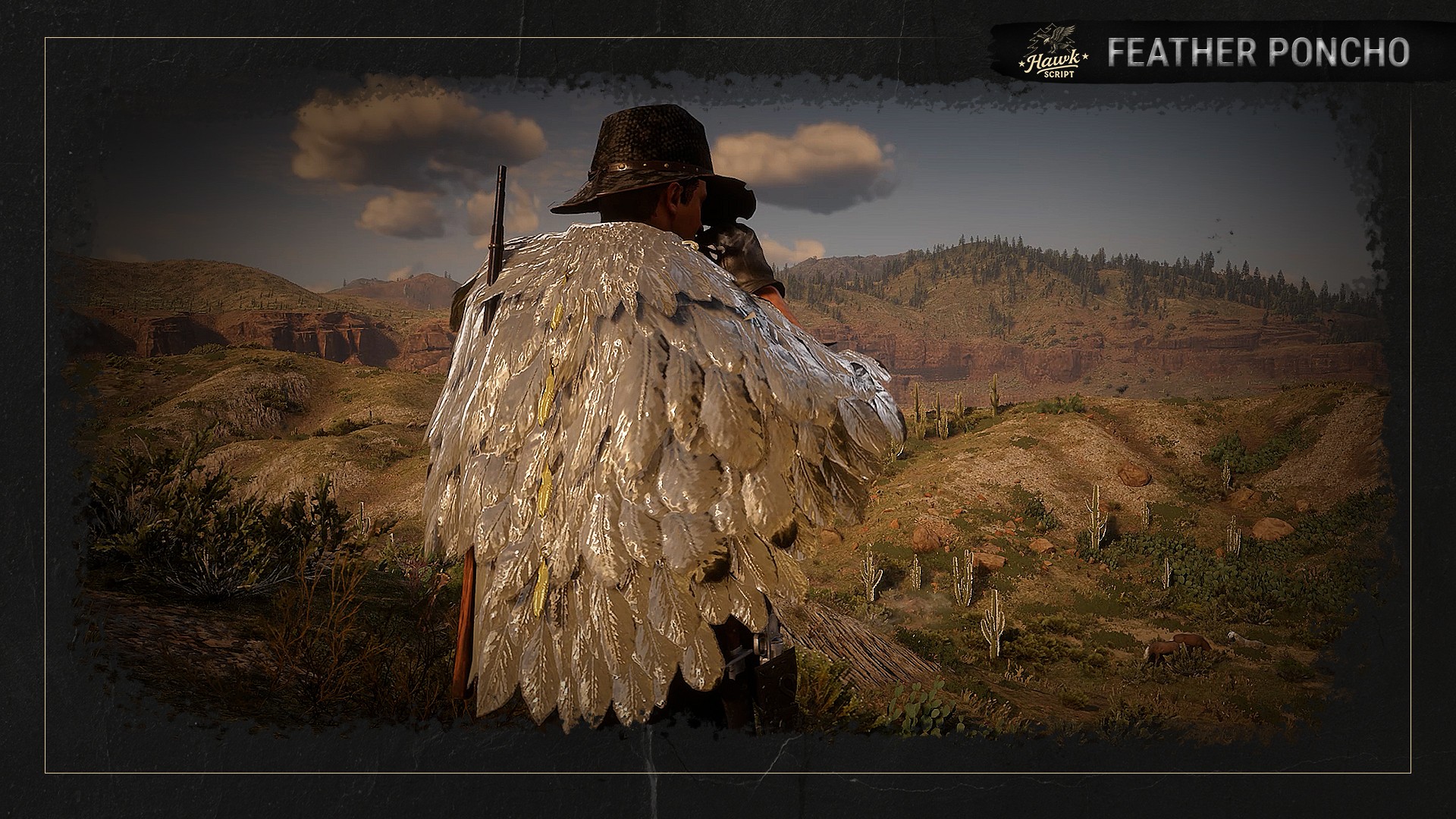 Hawk Feather Poncho