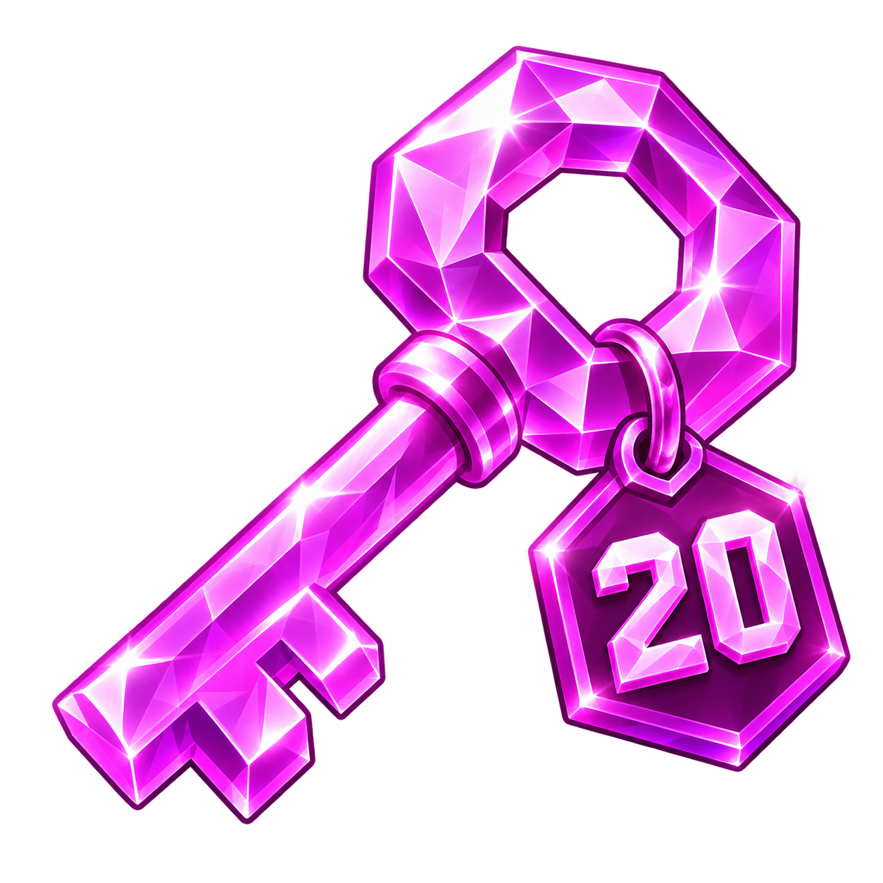 20x Amethyst Keys