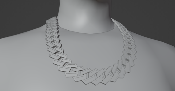 Low Poly Prong Chain 