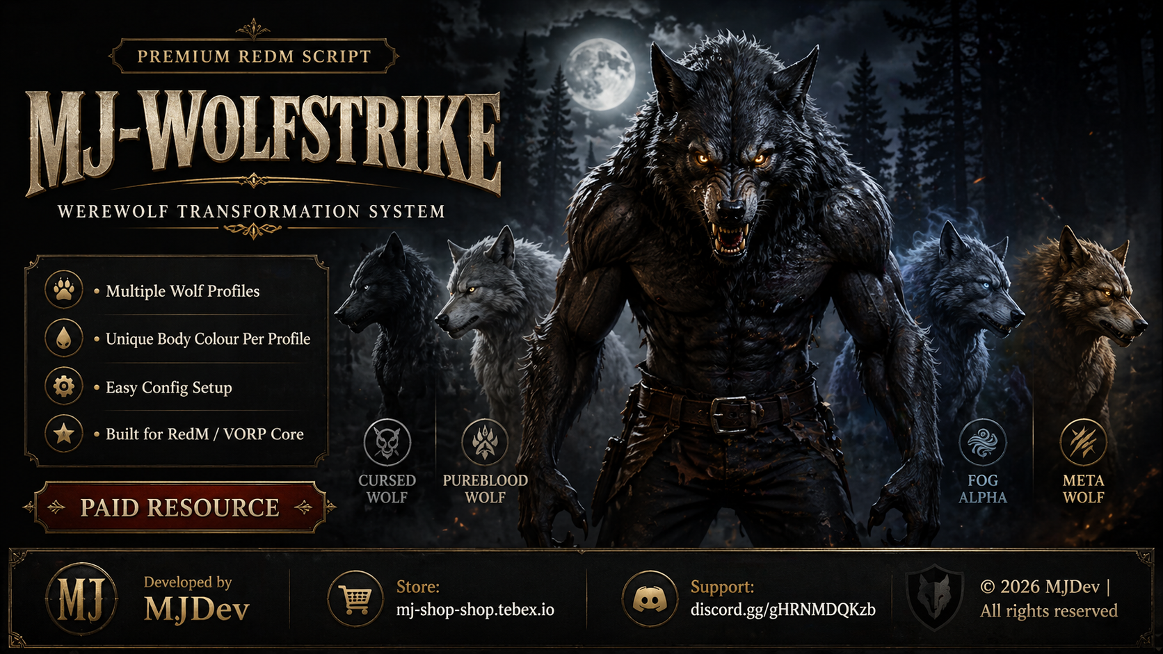 New RedM Magic Script! | MJ-Wolfstrike