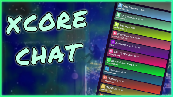 XCORE CHAT [ESX] [OS]