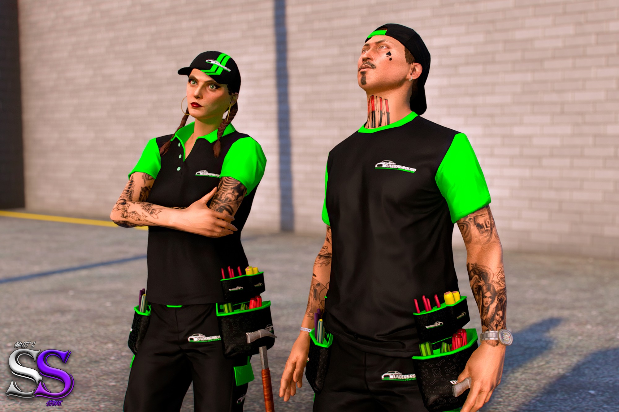 Underground Mechanic Clothing Pack