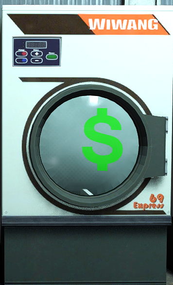 Money Wash Laundry Machine