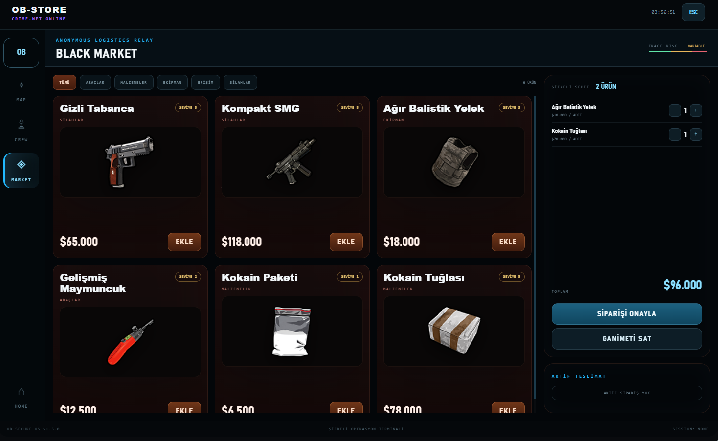 OB-Crime | Advanced Crime Missions & Black Market