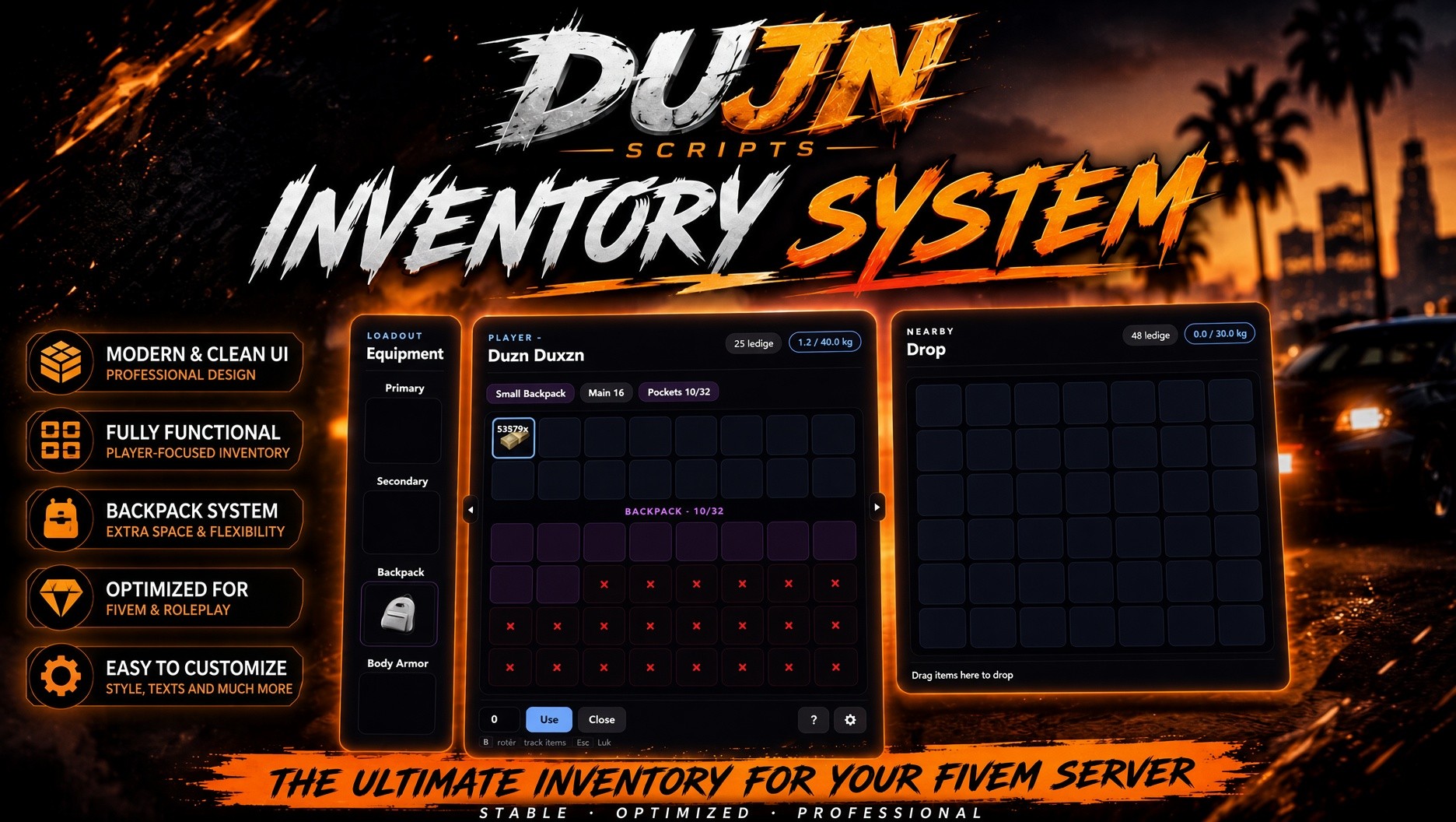 DUJN Inventory [Beta]