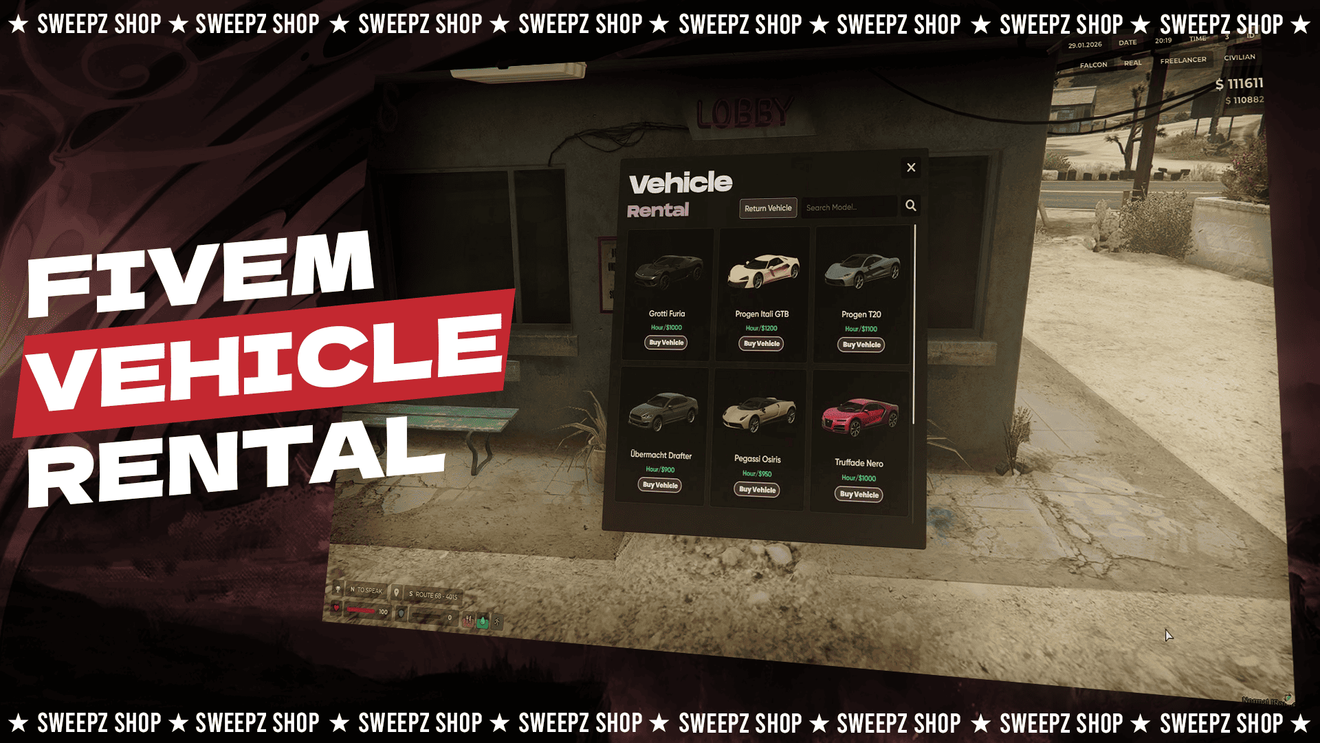 Sweepz Vehicle Rental