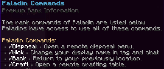 Paladin Rank [RPG+Survival]