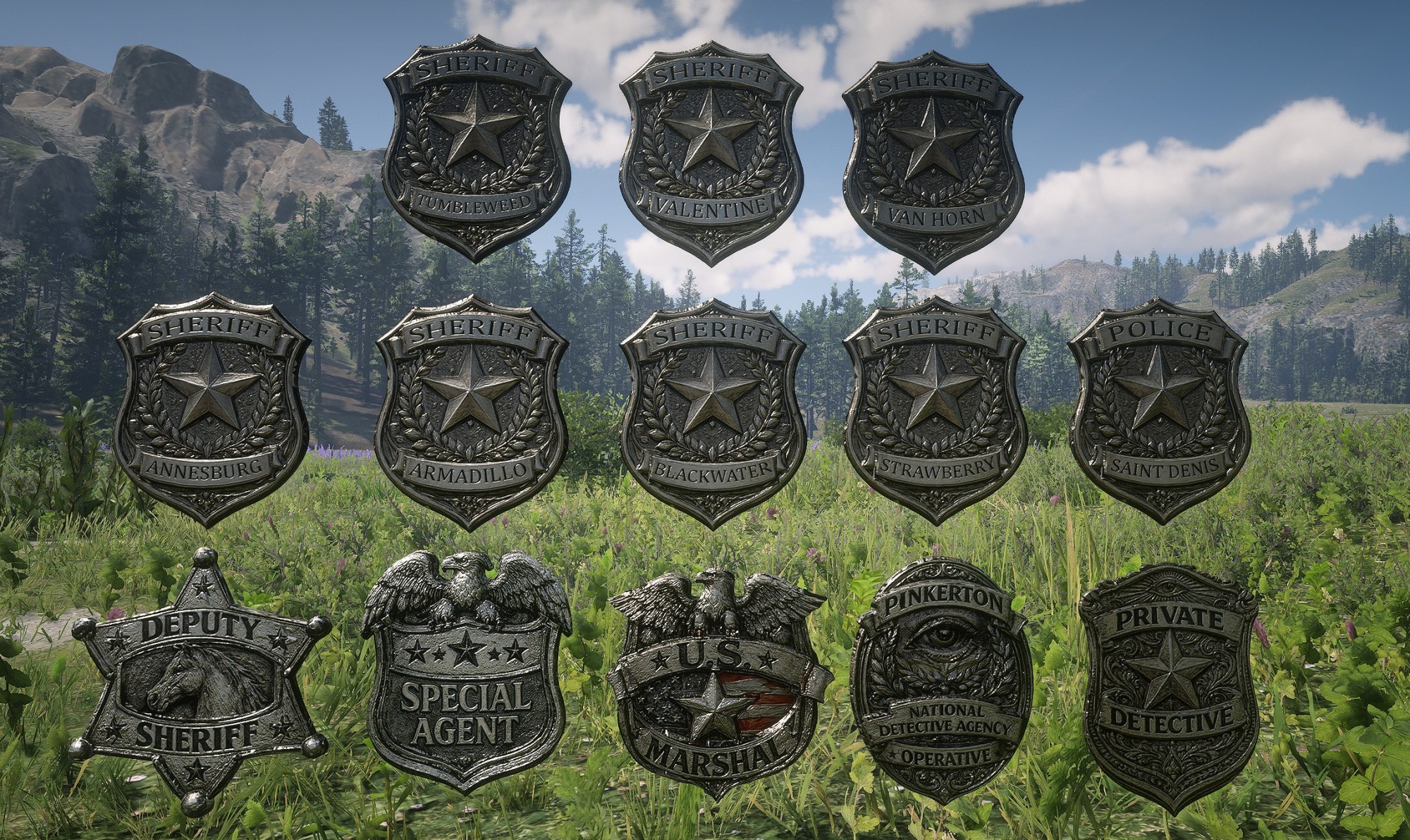 Lawman Badges Collection