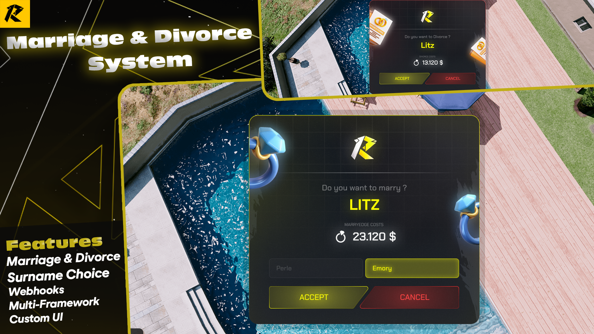 MARRIAGE & DIVORCE SYSTEM [OPEN SOURCE]
