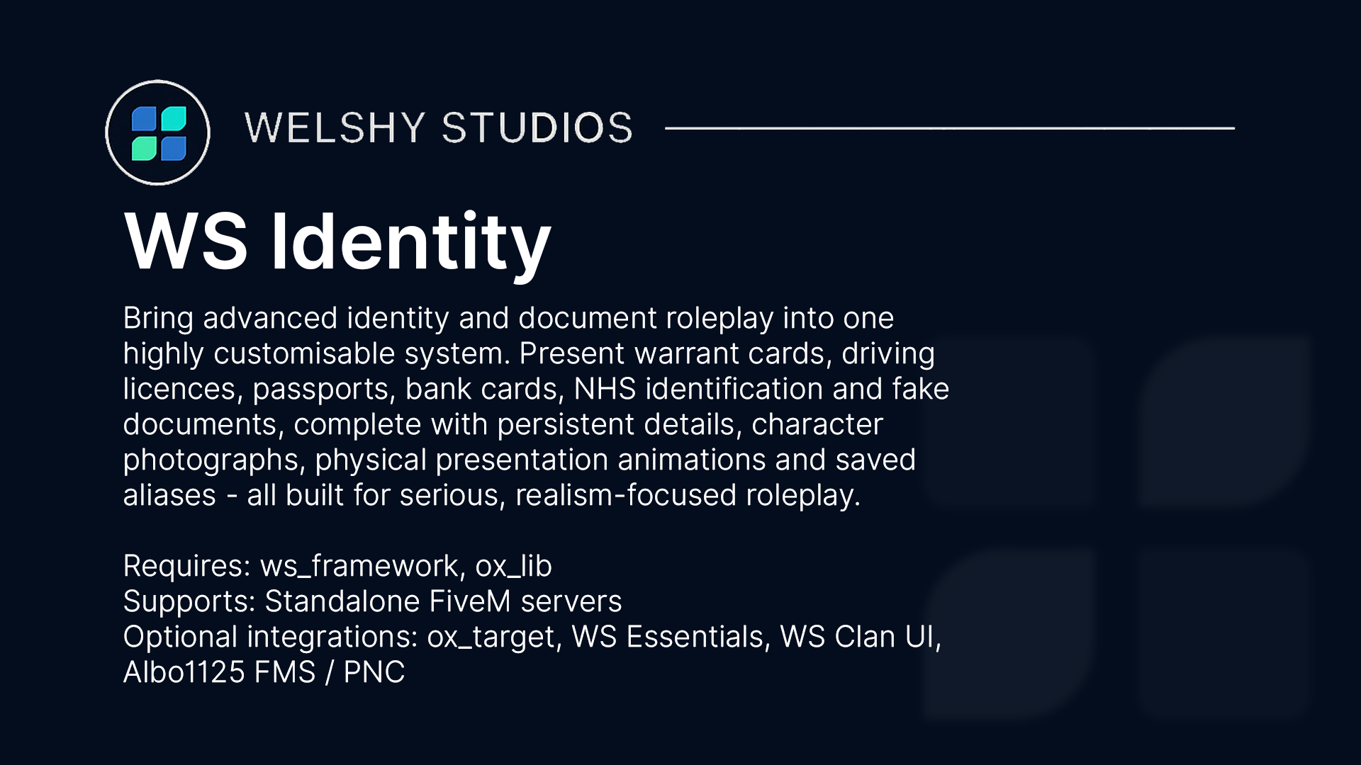 WS Identity Documents