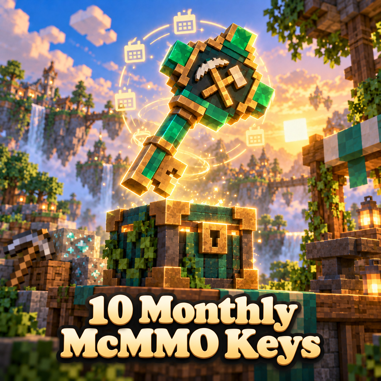 10 Monthly McMMO Keys