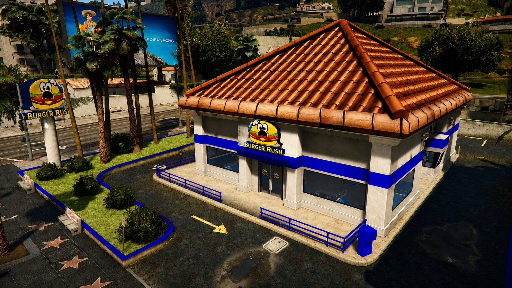 Burger Rush Fastfood Restaurant