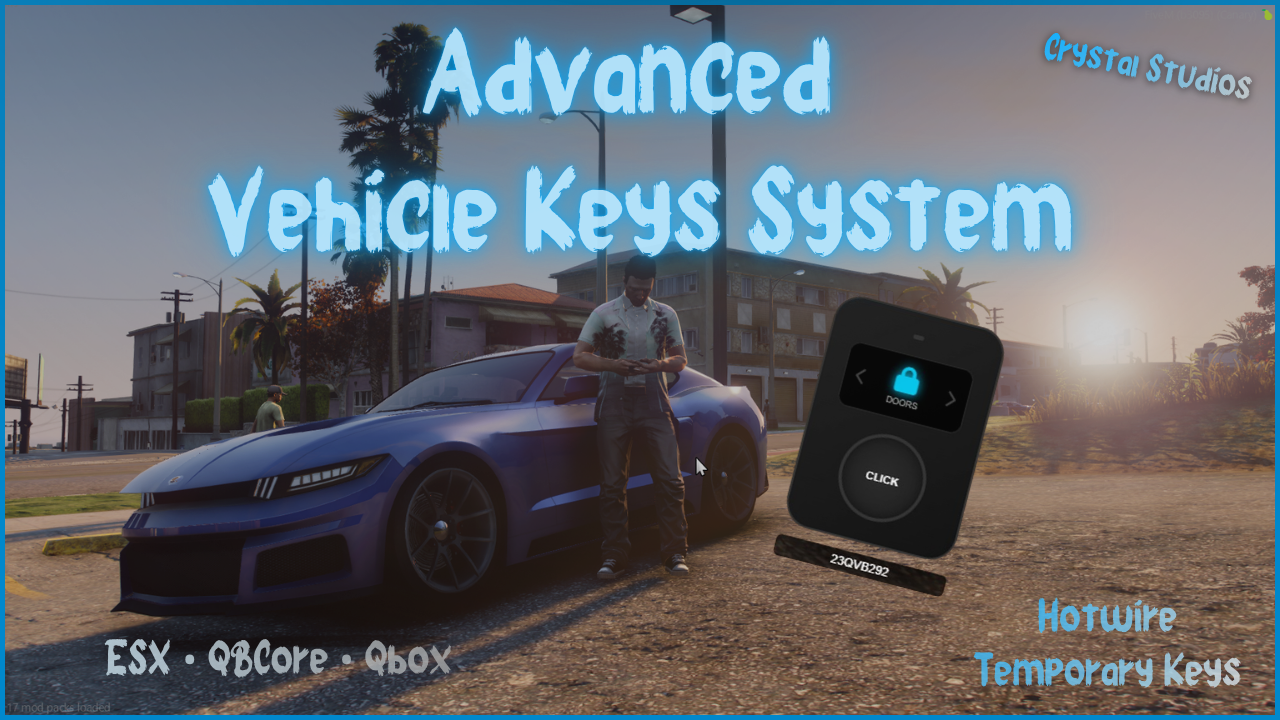 Advanced Vehicle Keys System [ESX/QBcore/QBox]