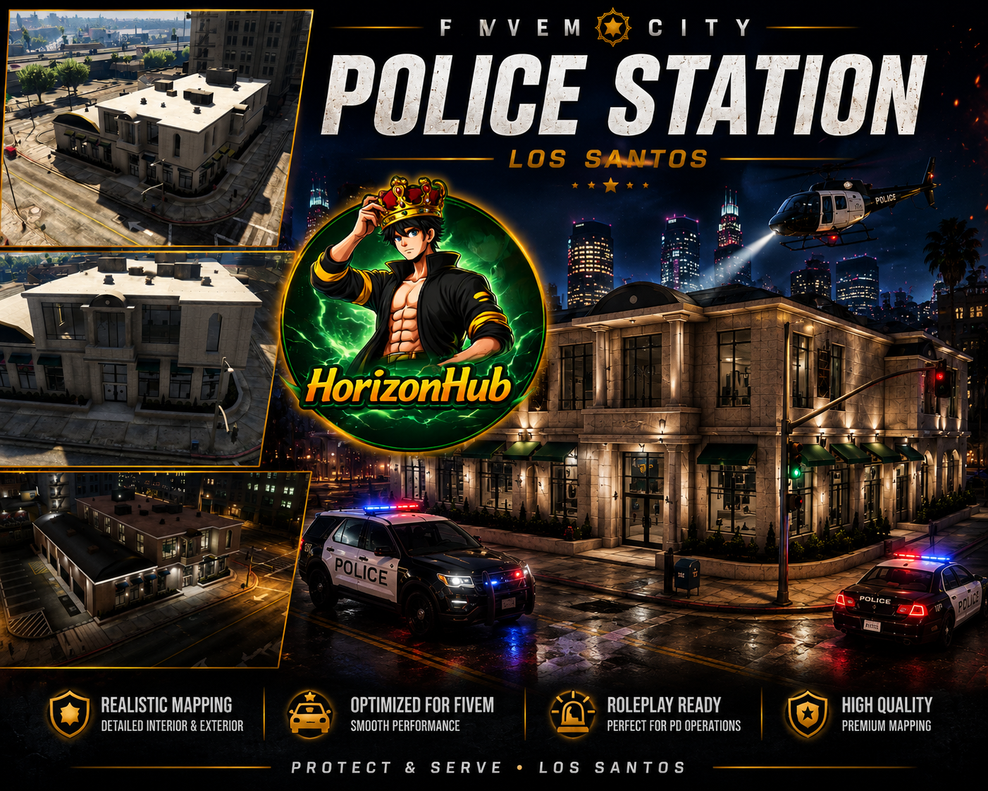 Fivem City  Police  Station