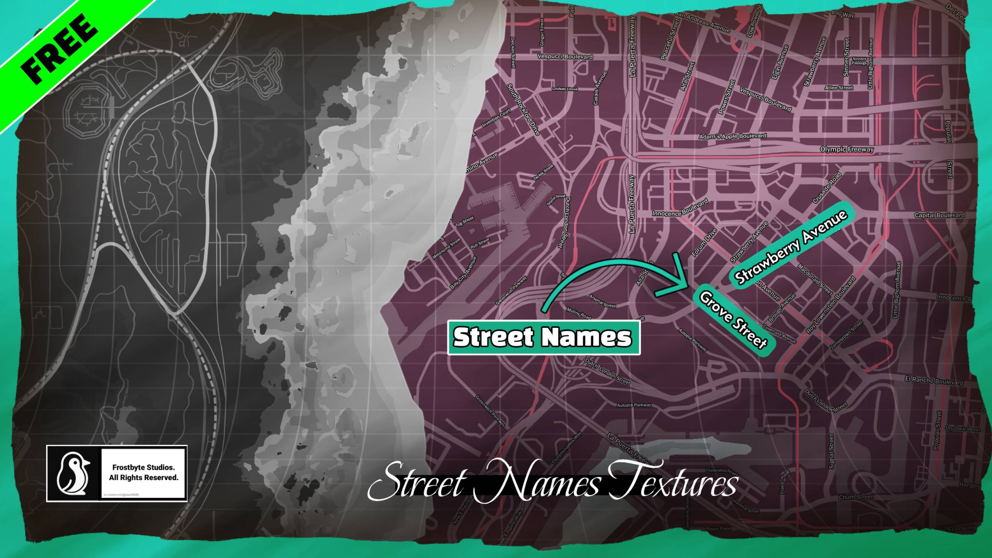 FST Minimap Street Names